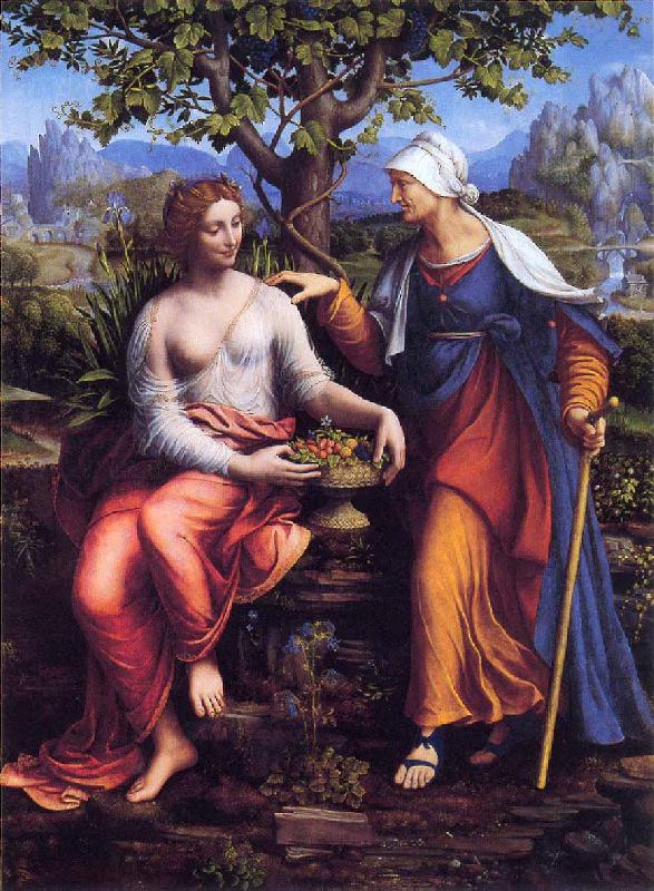 Zygmunt Waliszewski Vertumnus and Pomona oil painting picture